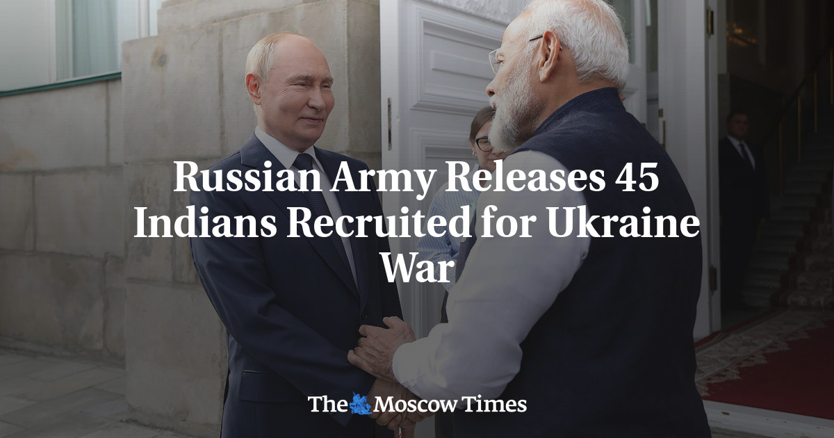 Russian Army Releases 45 Indians Recruited for Ukraine War