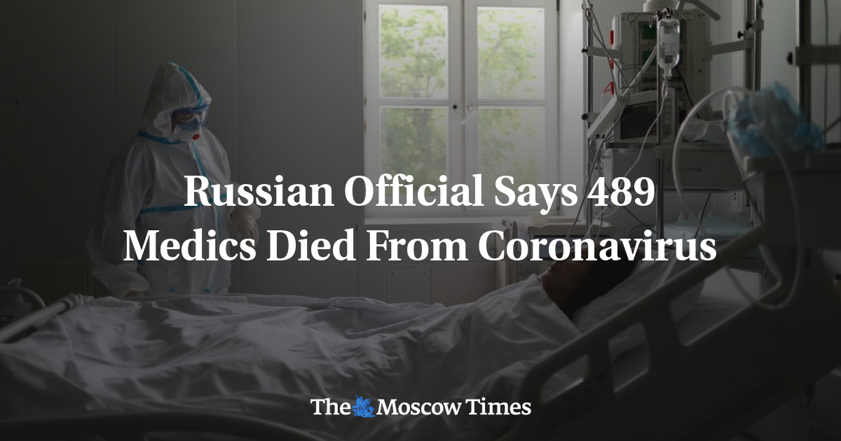 Pejabat Rusia mengatakan 489 petugas medis telah meninggal karena virus corona