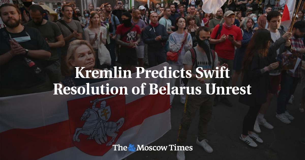 Kremlin memprediksi penyelesaian cepat kerusuhan Belarusia