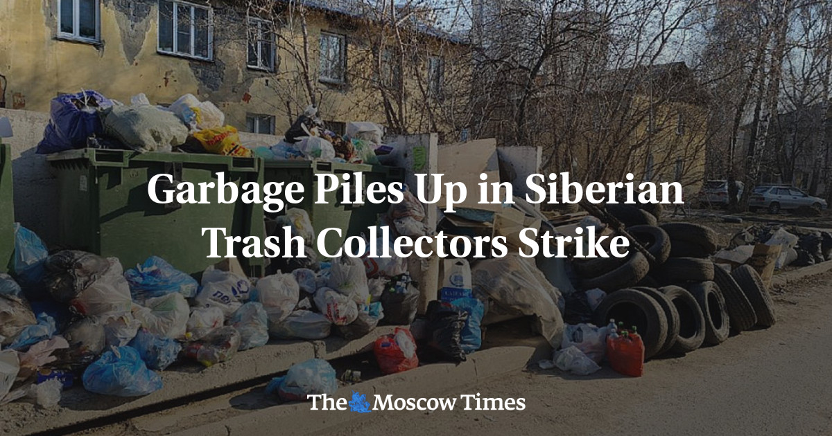 Garbage Piles Up in Siberian Trash Collectors Strike The Moscow Times