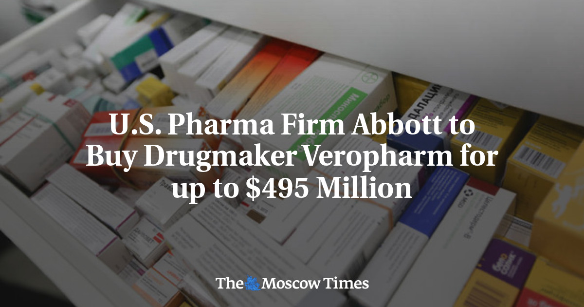 Perusahaan farmasi AS Abbott membeli produsen obat Veropharm hingga 5 juta