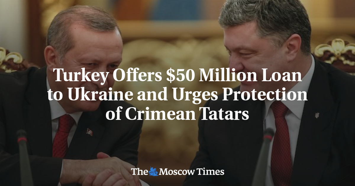 Turki menawarkan pinjaman sebesar  juta ke Ukraina dan bersikeras melindungi Tatar Krimea