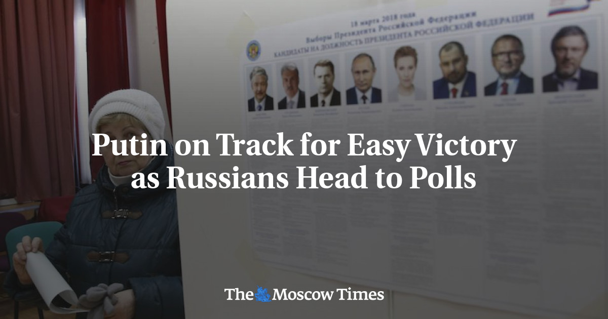Putin di jalur untuk meraih kemenangan mudah saat orang Rusia pergi ke tempat pemungutan suara