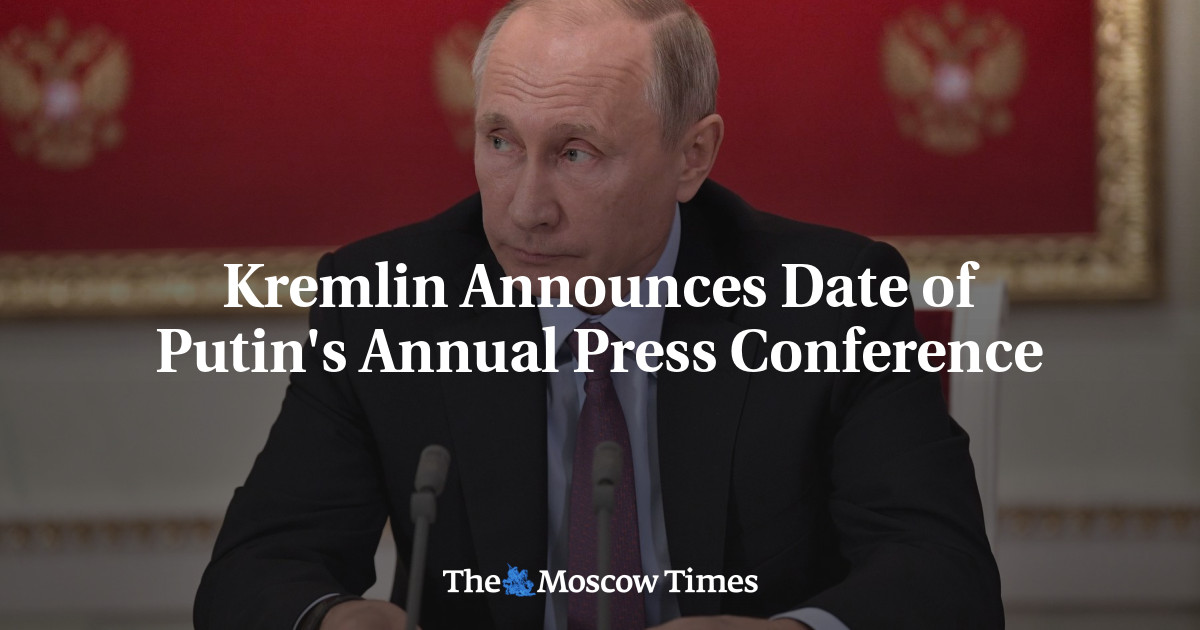 Kremlin Announces Date Of Putin's Annual Press Conference