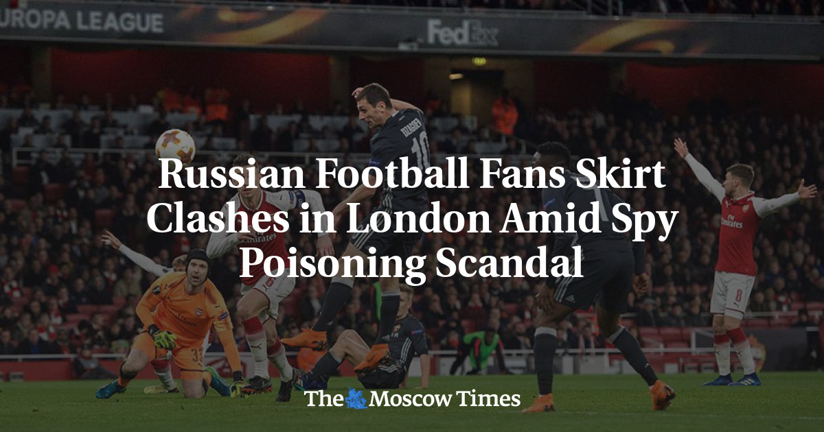 Penggemar sepak bola Rusia bentrok di London di tengah skandal keracunan mata-mata