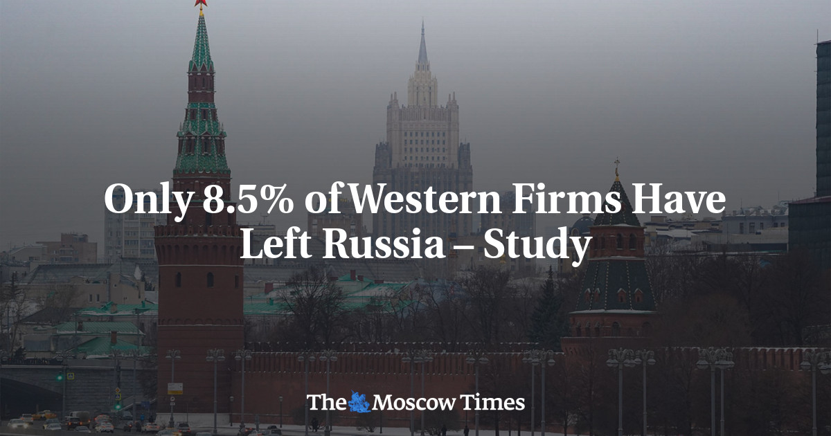Hanya 8,5% perusahaan Barat yang meninggalkan Rusia – Studi