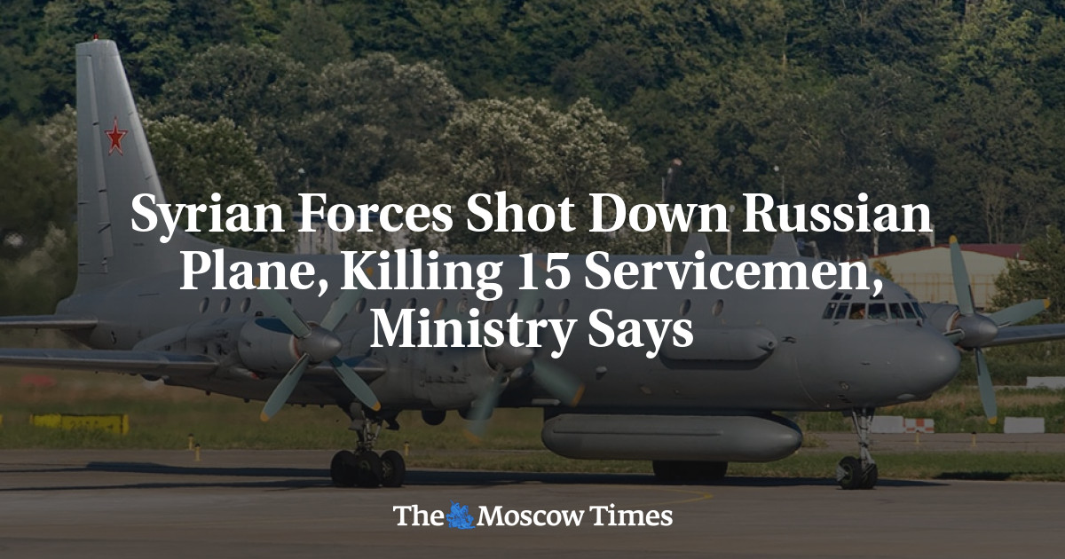 Syrian Forces Shot Down Russian Plane, Killing 15 Servicemen, Ministry Says