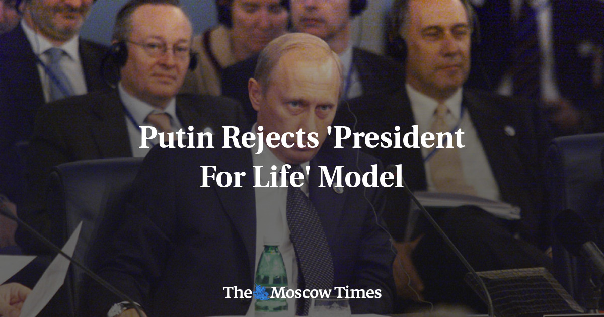 Putin menolak model ‘Presiden Untuk Kehidupan’
