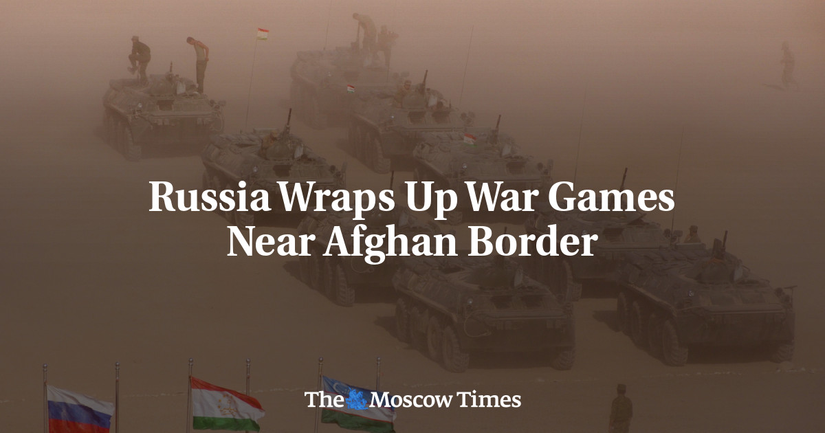 Rusia mengakhiri latihan perang di dekat perbatasan Afghanistan