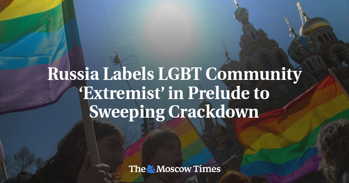 Russia Labels Main LGBT Group 'Foreign Agent' - The Moscow Times