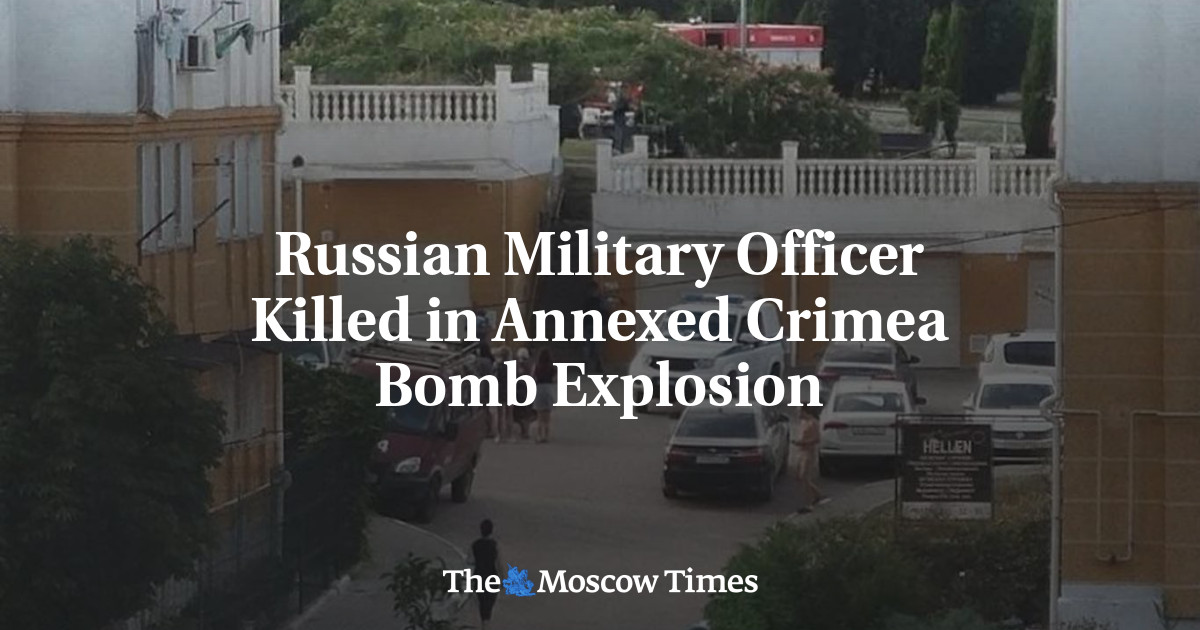 Russian Military Officer Killed in Annexed Crimea Bomb Explosion
