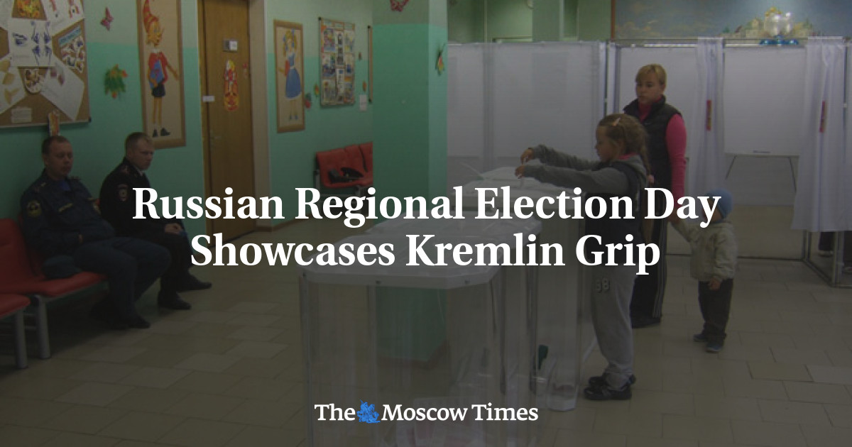 Hari pemilihan regional Rusia menunjukkan cengkeraman Kremlin