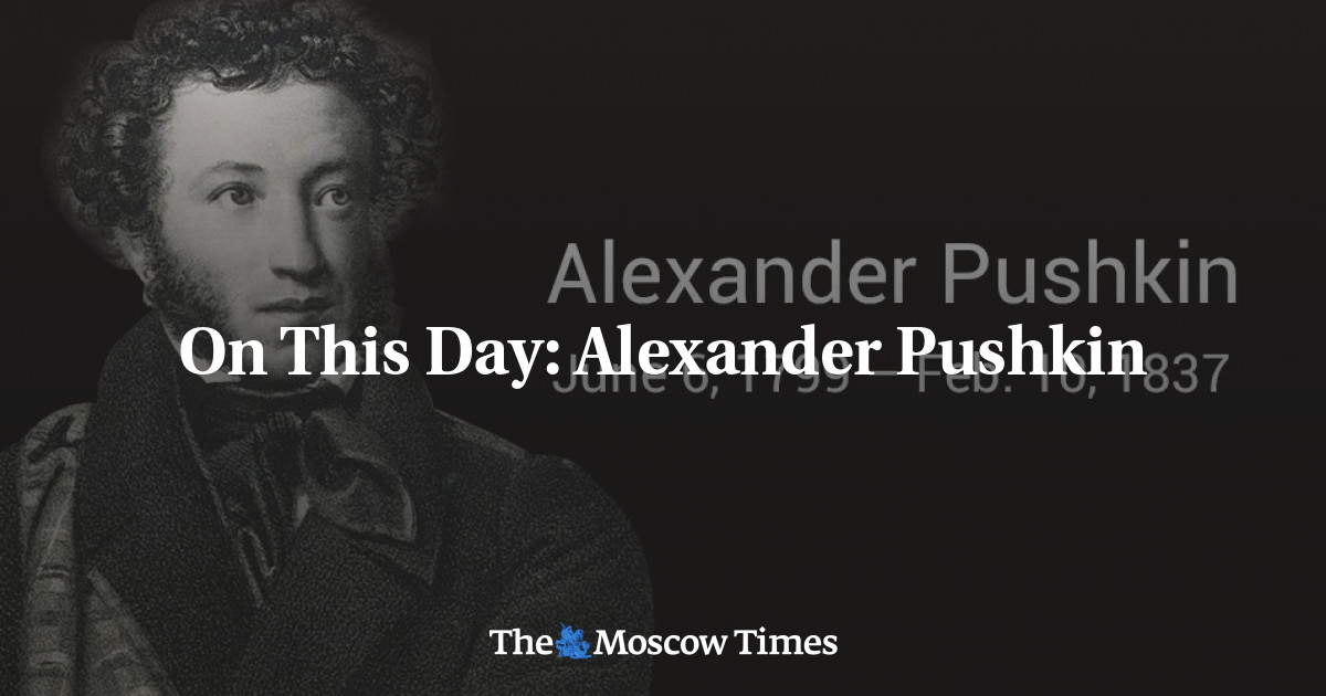 Pada hari ini: Alexander Pushkin
