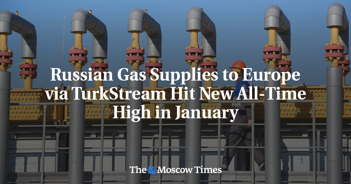Russian Gas Supplies to Europe via TurkStream Hit New All-Time High in ...