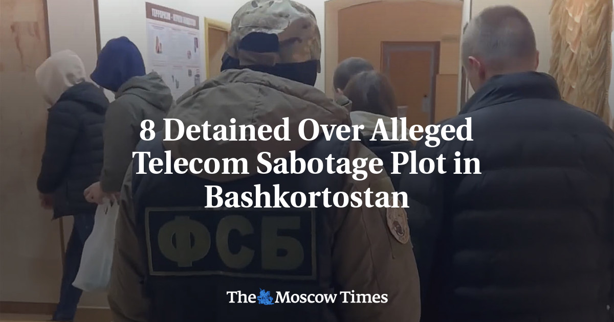 8 Detained Over Alleged Telecom Sabotage Plot in Bashkortostan