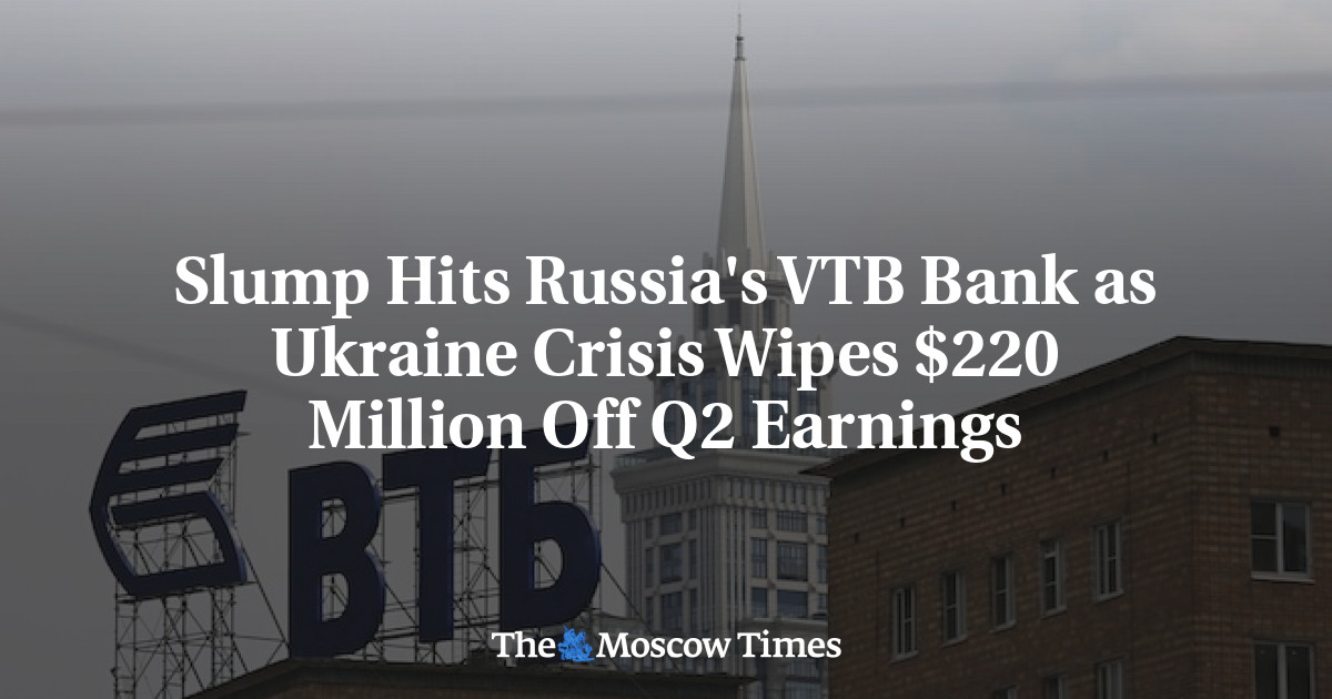 Kemerosotan melanda bank VTB Rusia karena krisis di Ukraina menghabiskan 0 juta dari pendapatan kuartal kedua