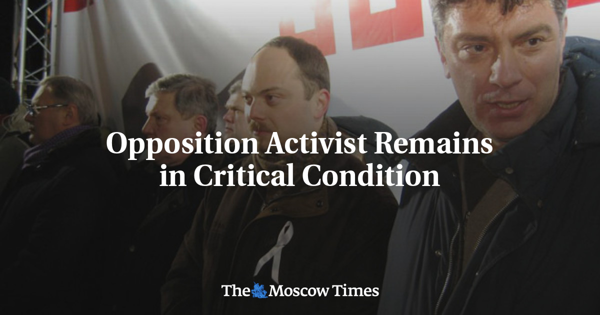 Aktivis oposisi masih dalam kondisi kritis
