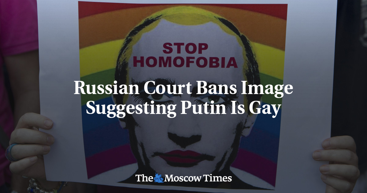 Pengadilan Rusia melarang gambar yang menunjukkan Putin gay