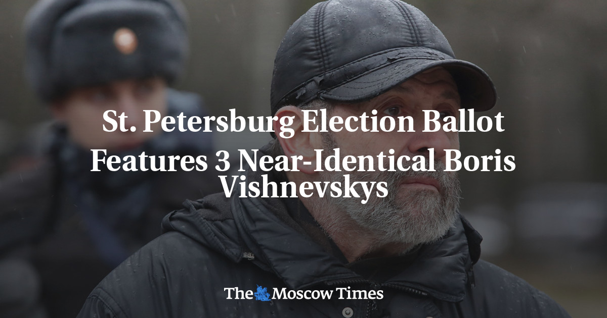 St. Petersburg Election Ballot Features 3 Near-Identical Boris