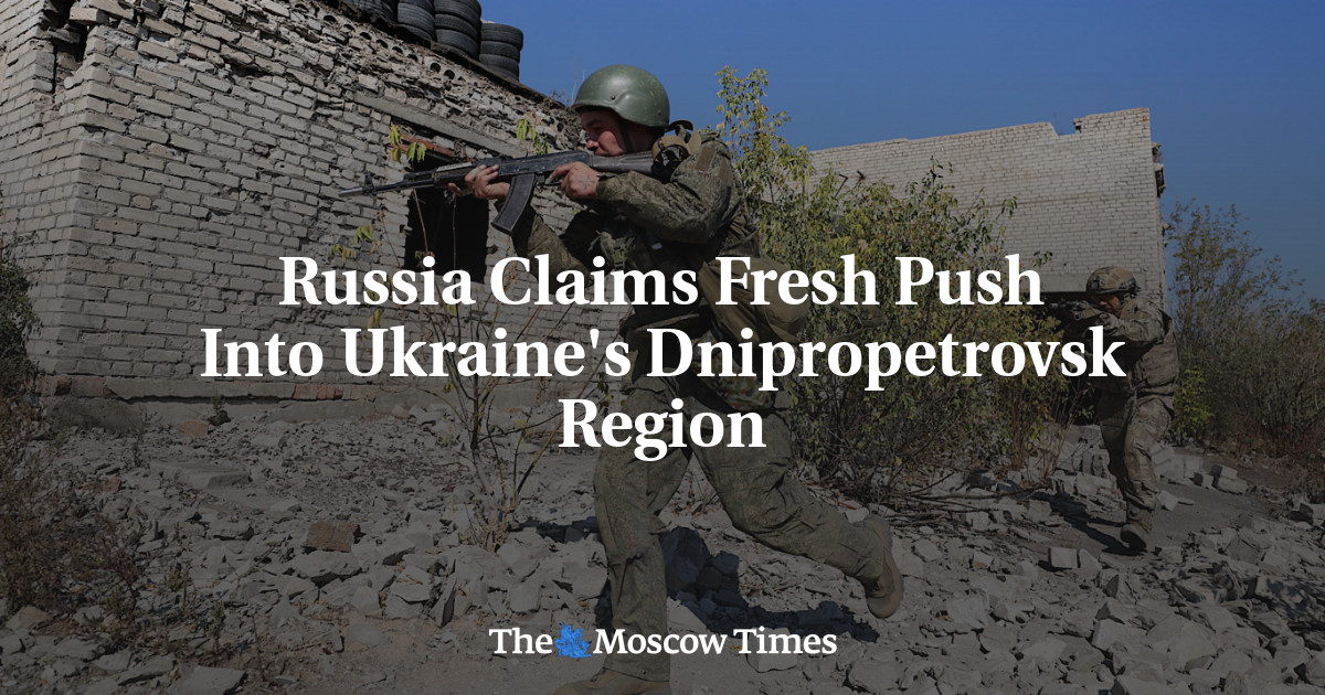 Russia Claims Fresh Push Into Ukraine's Dnipropetrovsk Region