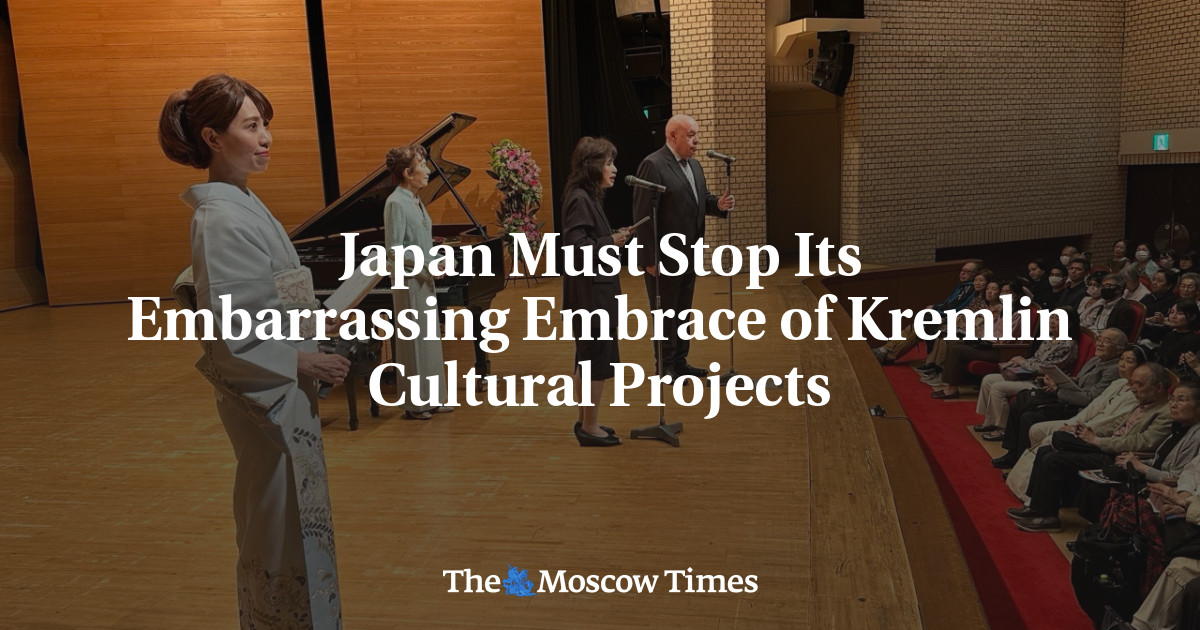 Japan Must Stop Its Embarrassing Embrace of Kremlin Cultural Projects