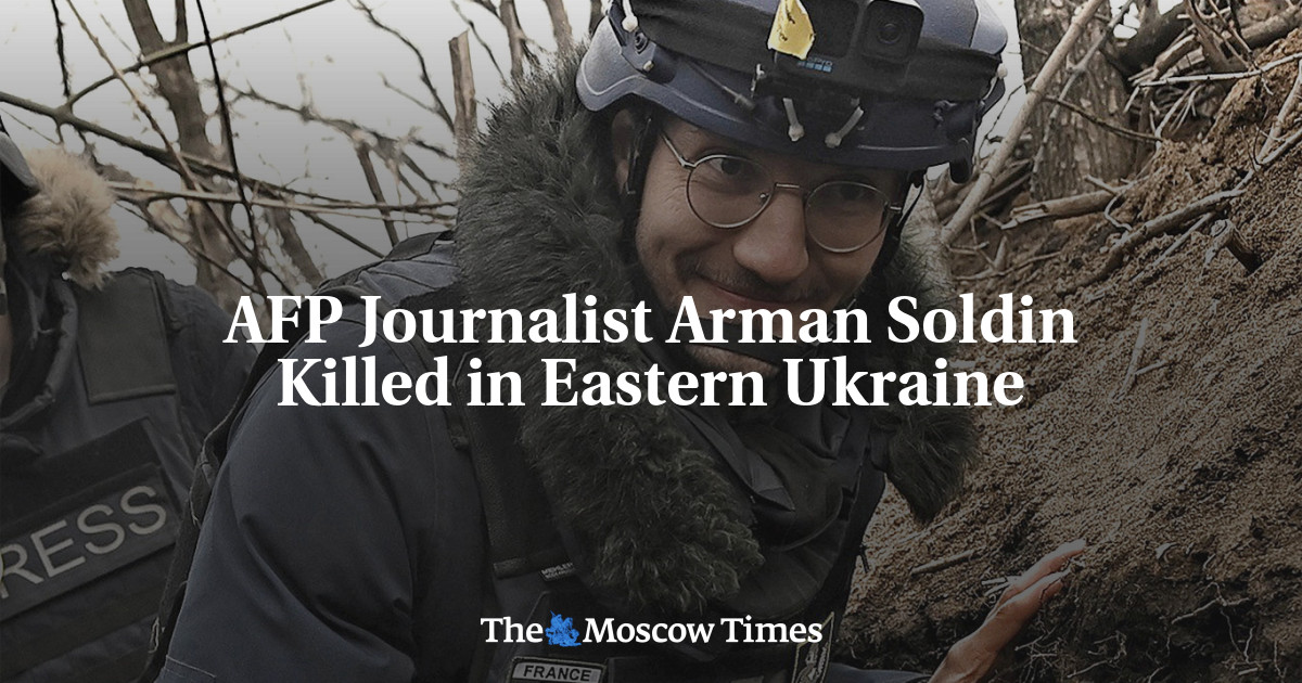 Jurnalis AFP Arman Soldin tewas di Ukraina timur