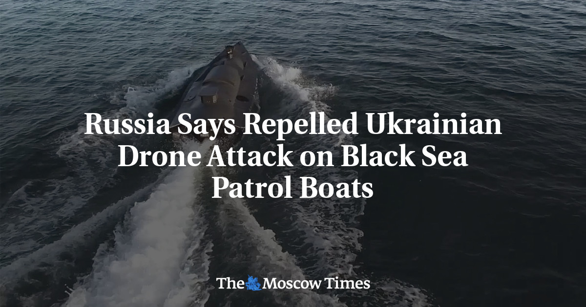 Russia Says Repelled Ukrainian Drone Attack On Black Sea Patrol Boats 