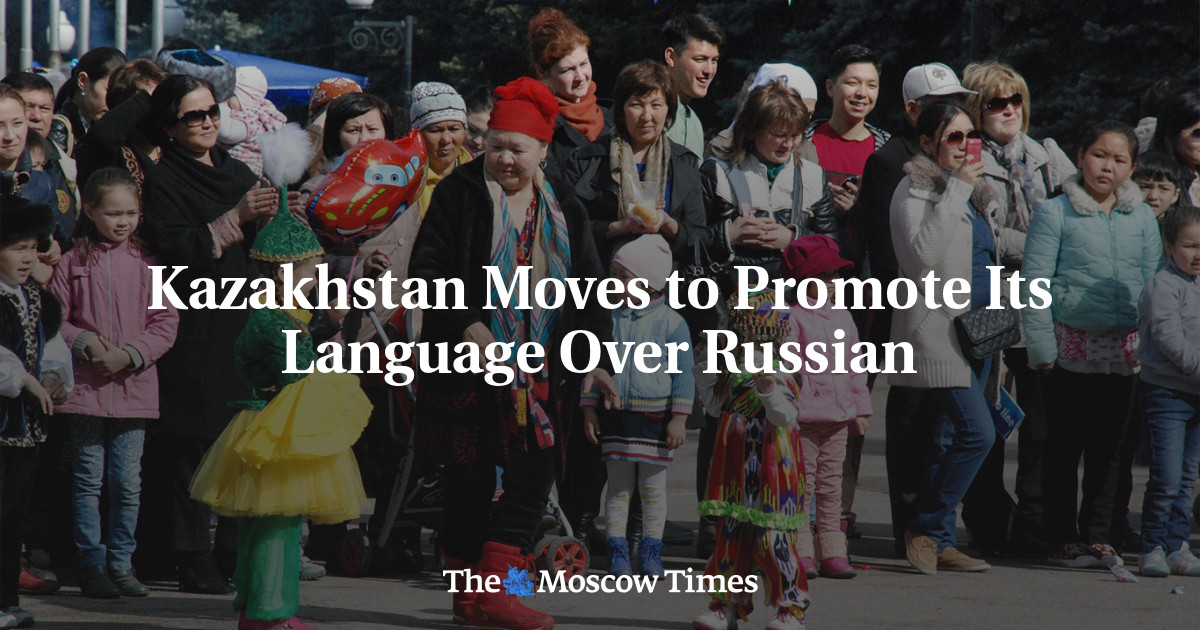 Kazakhstan Moves to Promote Its Language Over Russian