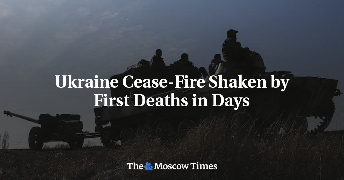 Gencatan senjata Ukraina terguncang oleh kematian pertama dalam beberapa hari