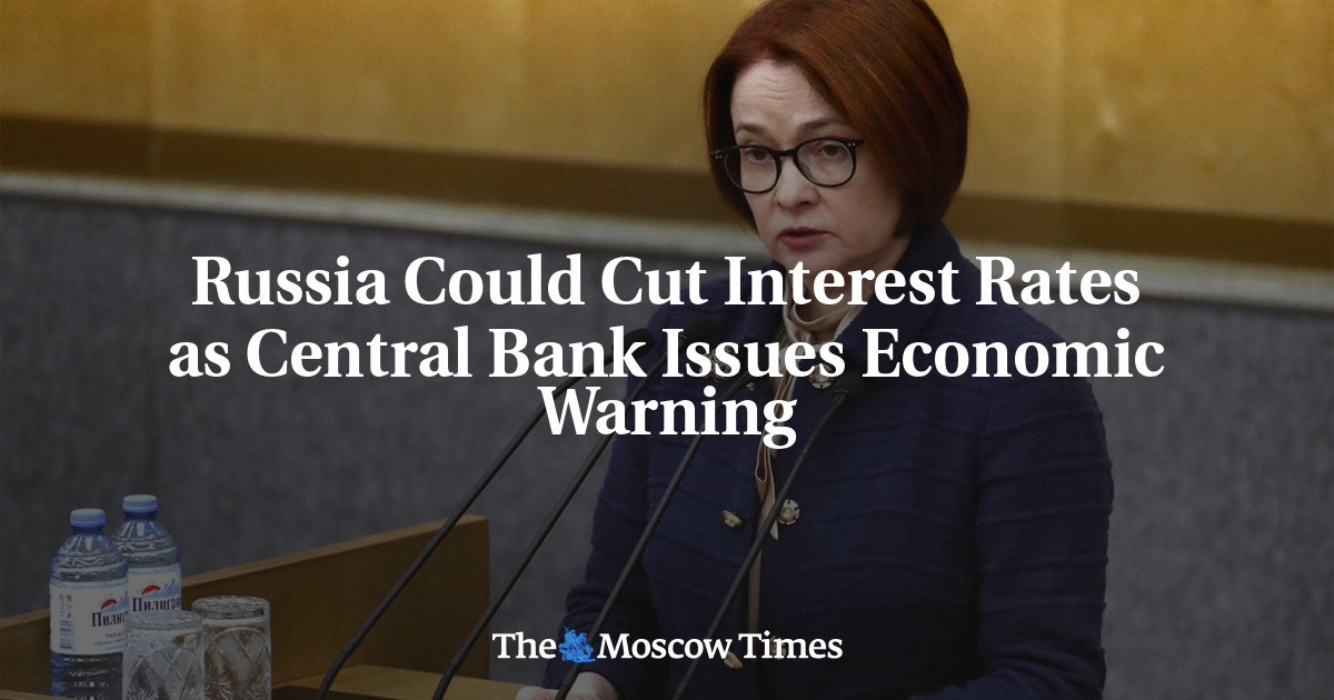 Rusia mungkin menurunkan suku bunga jika bank sentral mengeluarkan peringatan ekonomi