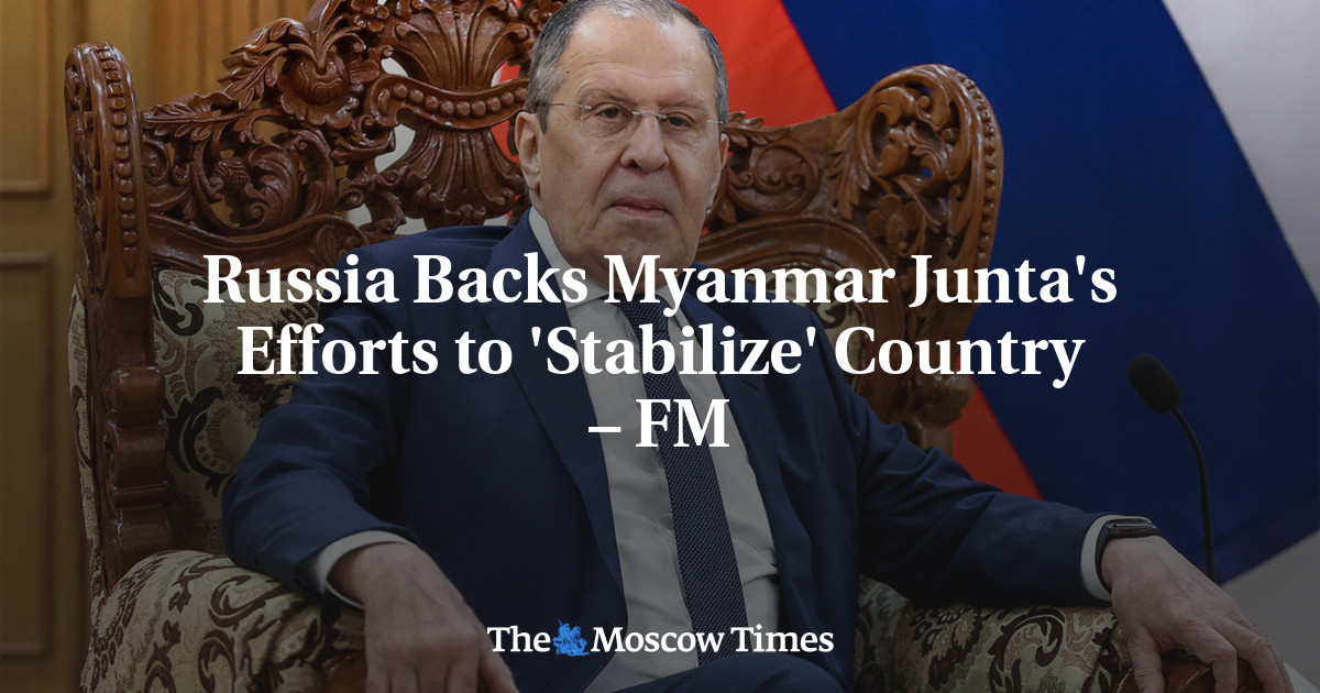 Rusia mendukung upaya Junta Myanmar untuk ‘menstabilkan’ negara – FM