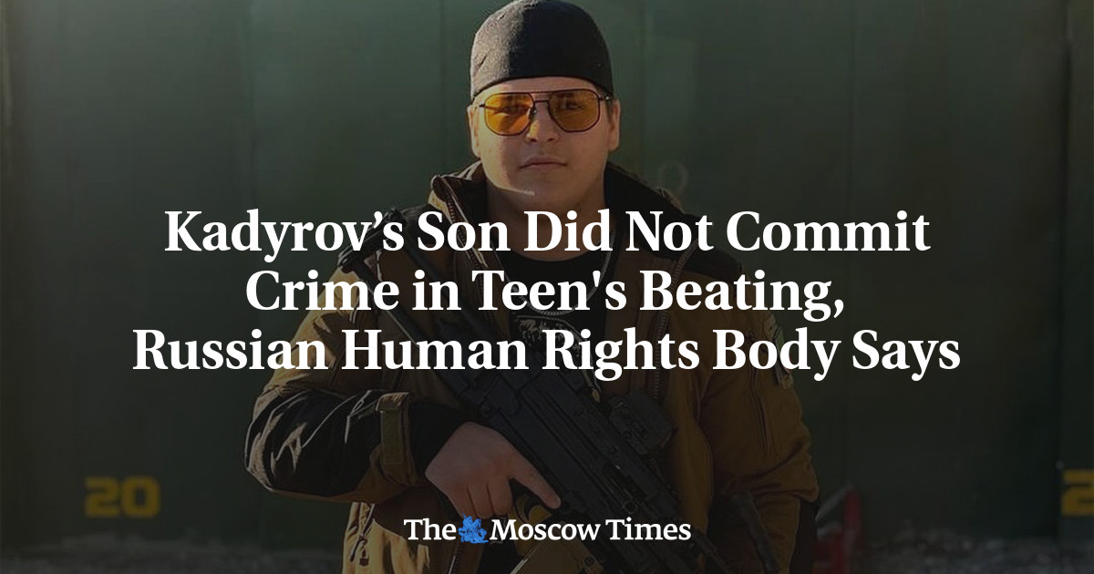 Kadyrov’s Son Did Not Commit Crime In Teen's Beating, Russian Human ...