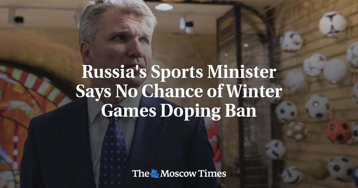 Menteri olahraga Rusia mengatakan tidak ada kemungkinan larangan doping di Olimpiade Musim Dingin