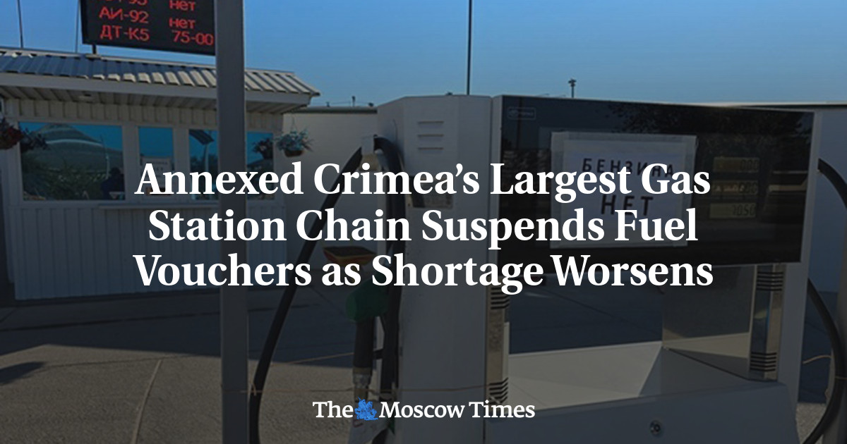 Annexed Crimea’s Largest Gas Station Chain Suspends Fuel Vouchers as Shortage Worsens