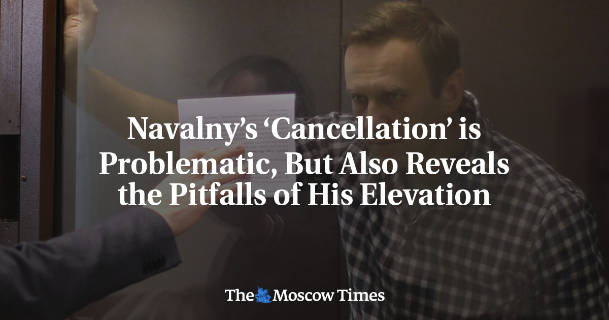 ‘Pembatalan’ Navalny bermasalah, tetapi juga mengungkapkan perangkap tinggi badannya