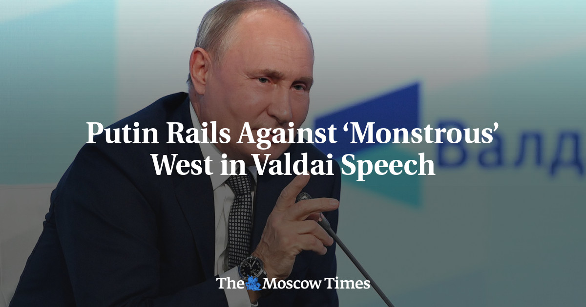 Putin mencela Barat yang ‘mengerikan’ dalam pidato Valdai