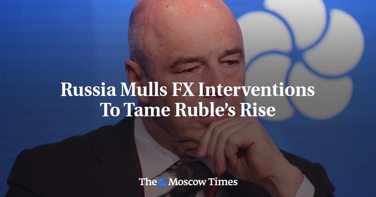 Russia Mulls FX Interventions To Tame Ruble’s Rise - The Moscow Times