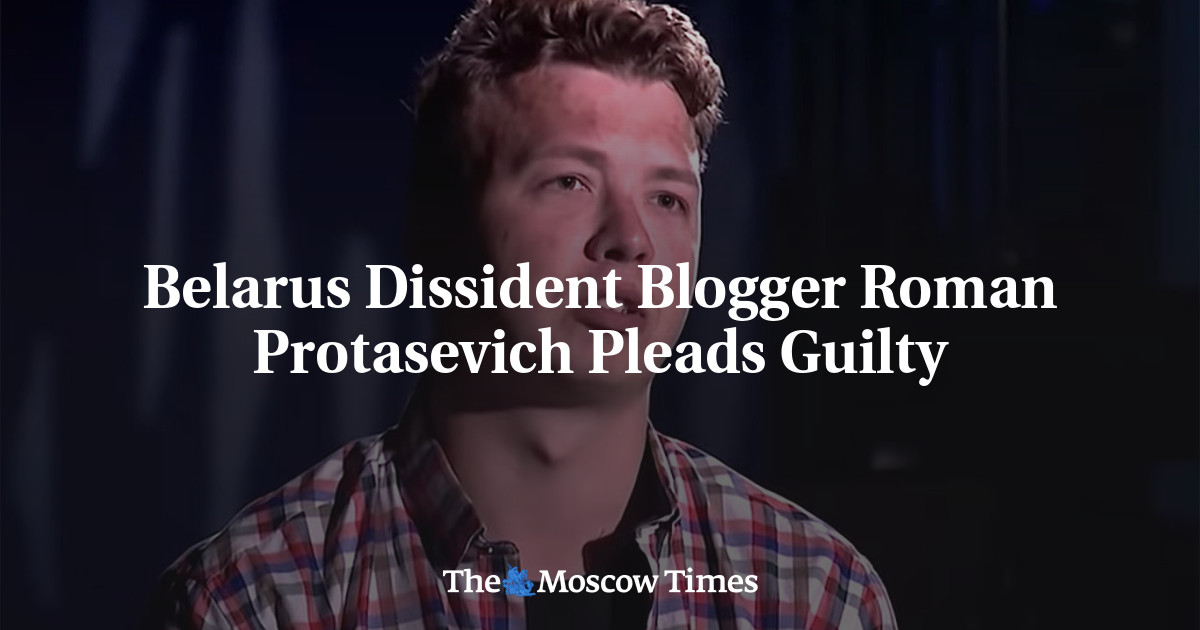 Белорусский блогер-диссидент Роман Протасевич признал себя виновным