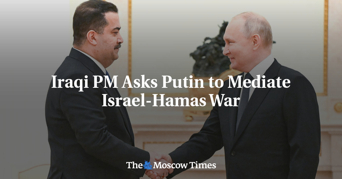 Iraqi PM Asks Putin to Mediate Israel-Hamas War