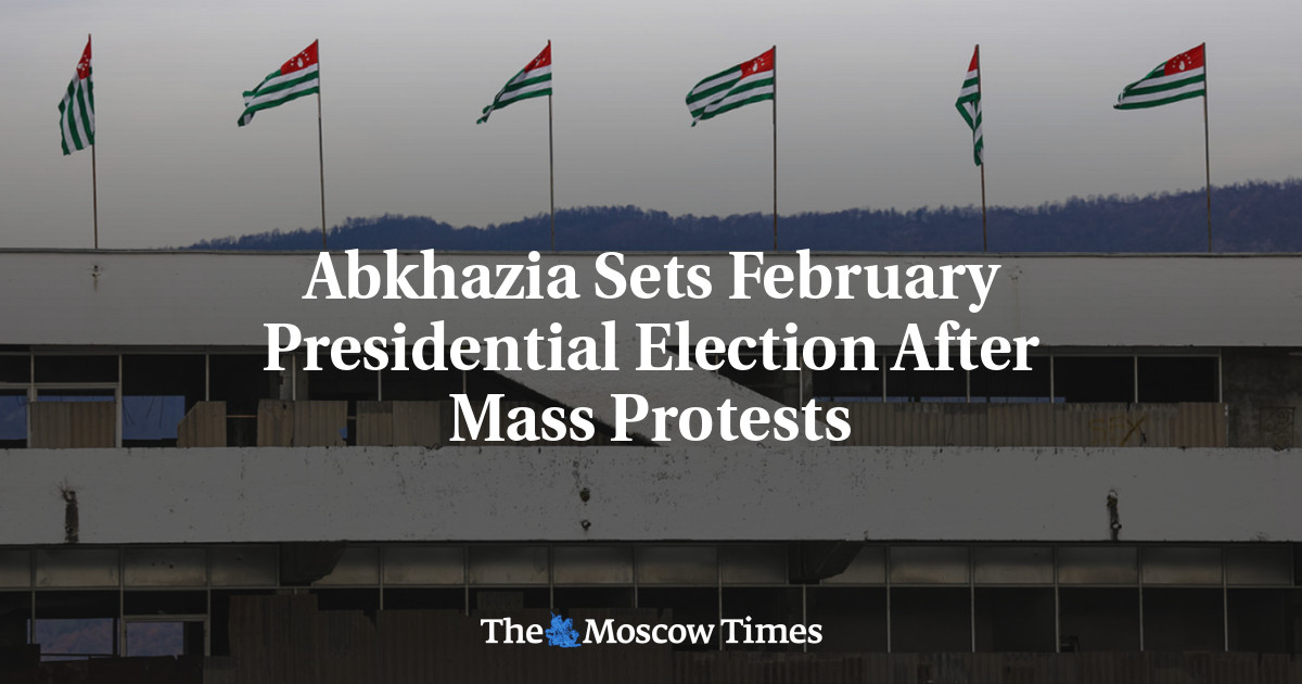 Abkhazia Sets February Presidential Election After Mass Protests