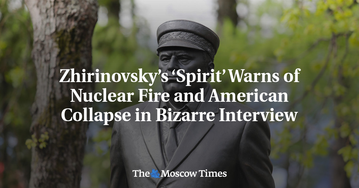 Zhirinovsky’s ‘Spirit’ Warns of Nuclear Fire and American Collapse in Bizarre Interview