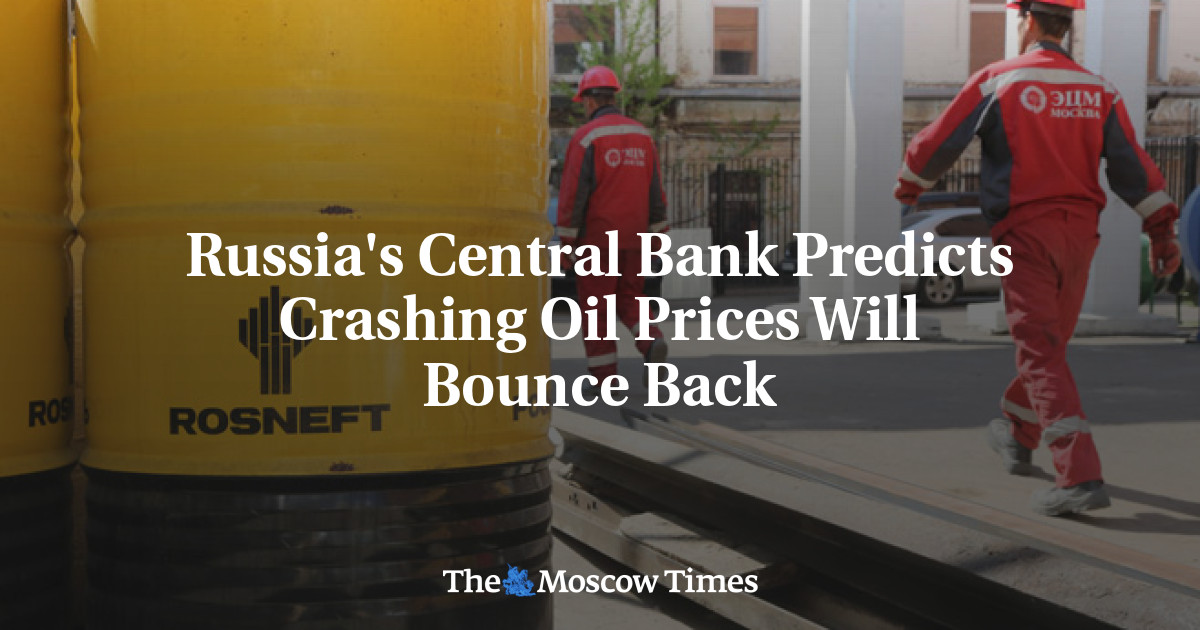 Bank Sentral Rusia memperkirakan jatuhnya harga minyak akan bangkit kembali