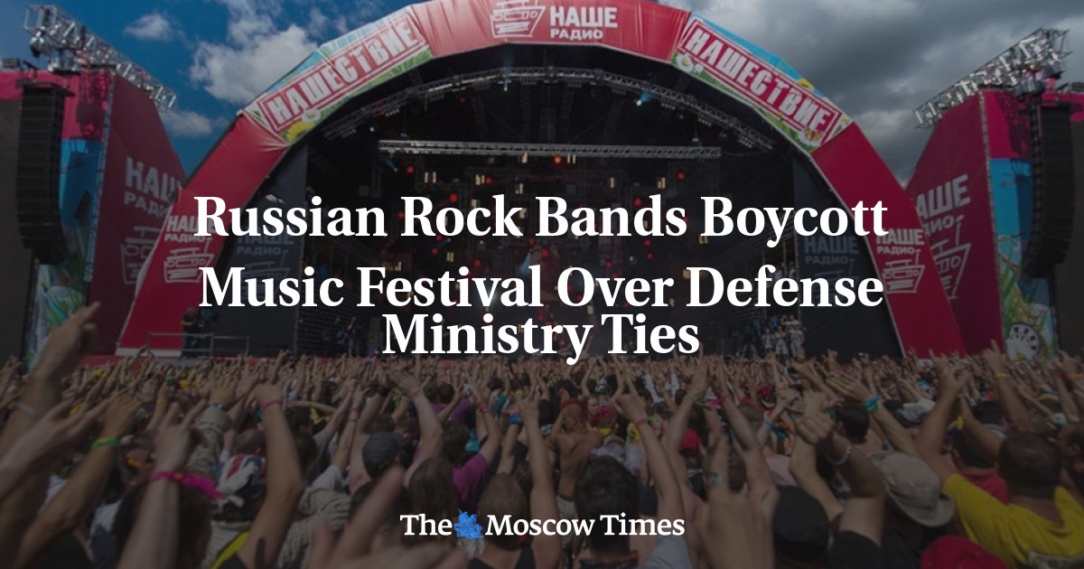 Russian Rock Bands Boycott Music Festival Over Defense Ministry Ties - The  Moscow Times