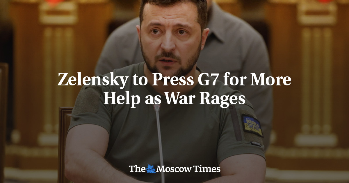 Zelensky mendorong G7 untuk mendapatkan lebih banyak bantuan saat perang berkecamuk