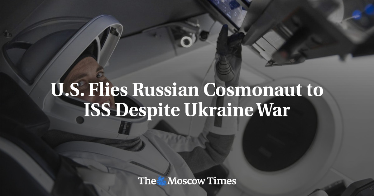 США отправили российского космонавта на МКС, несмотря на войну в Украине
