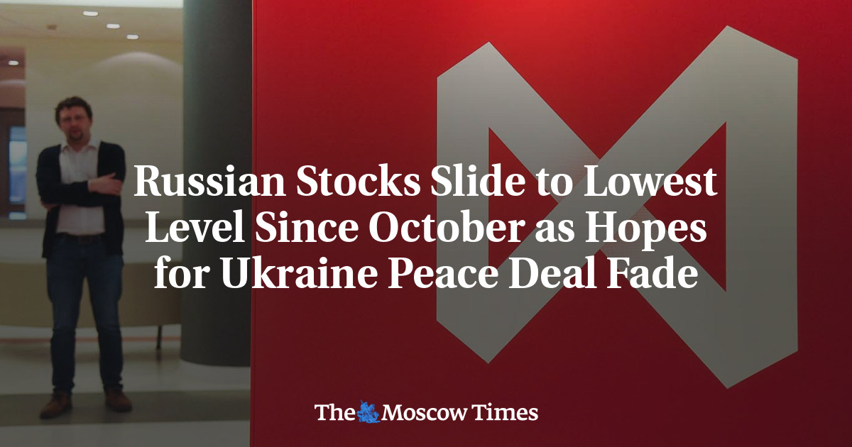 Russian Stocks Slide to Lowest Level Since October