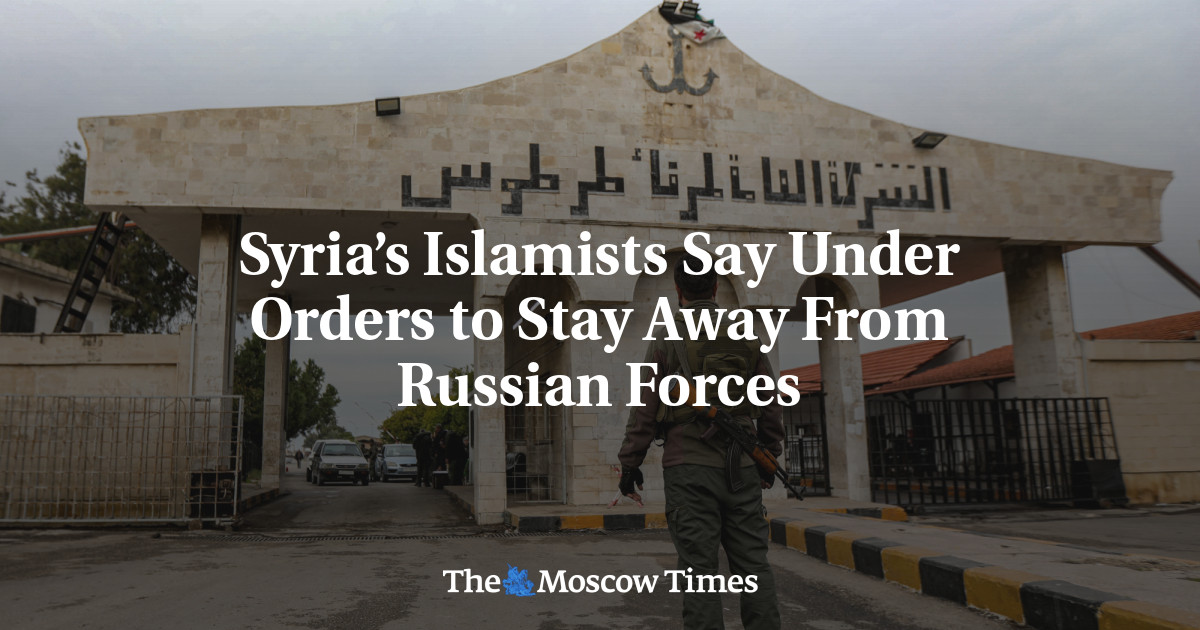 Syria’s Islamists Say Under Orders To Stay Away From Russian Forces