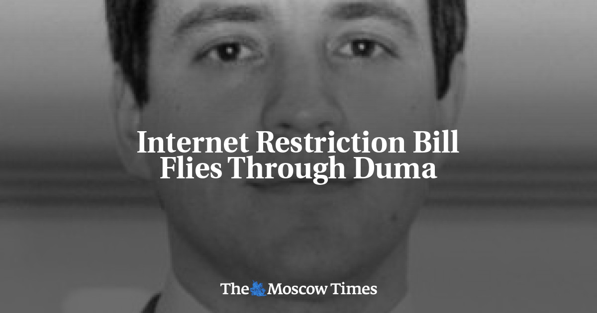 Restriction Bill Flies Through Duma