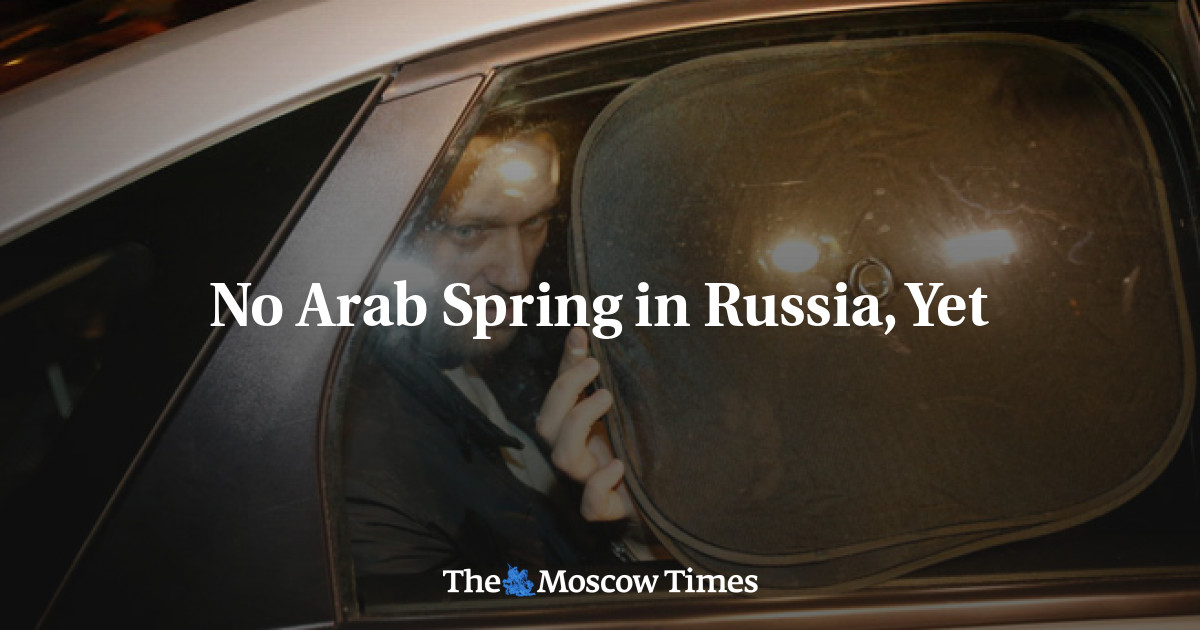 Belum ada Arab Spring di Rusia