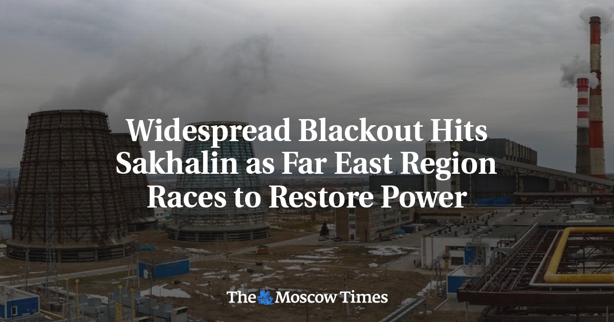 Widespread Blackout Hits Sakhalin as Far East Region Races to Restore Power